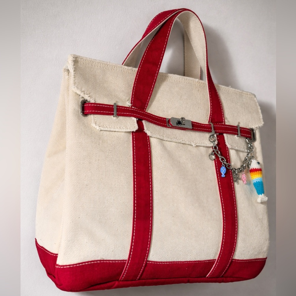 Viral Canvas Boatkin Tote Bag - Picture 3 of 6